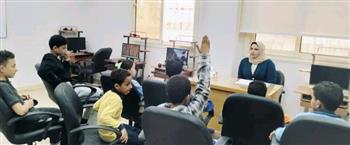 محاضرات حول تطبيقات الرسائل ضمن أنشطة نوادي تكنولوجيا المعلومات بقصور الثقافة 