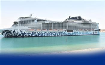 إم إس سي أوربيا.. قناة السويس تشهد عبور إحدى أكبر السفن السياحية في العالم 