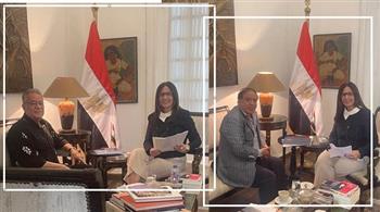 وزيرة الثقافة تستقبل أحمد نوار وأحمد الشهاوي وتناقشان تعزيز دور الثقافة في بناء الوعي