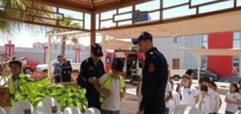 الحماية المدنية تستقبل طلاب المدارس لتعزيز الثقافة الشرطية والتوعية بمخاطر الحريق بالقاهرة