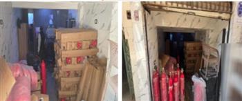 ضبط مصنع غير مرخص لإنتاج طفايات حريق مغشوشة بالقليوبية