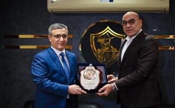 نادي الزمالك يستقبل سفير الجزائر في مصر
