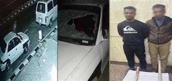 خلافات جيرة وراء واقعة تحطيم سيارة أجرة بشمال سيناء