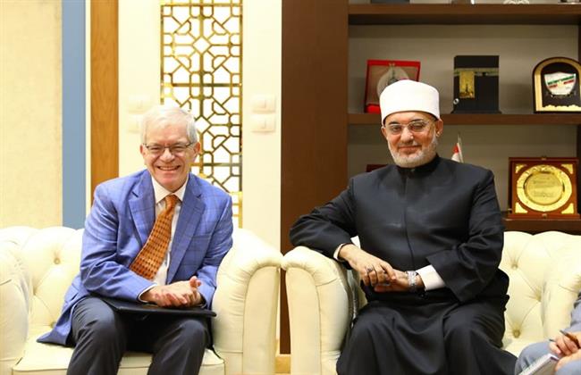 مفتي الجمهورية يبحث مع القائم بأعمال السفارة الأمريكية بالقاهرة سبل تعزيز التعاون المشترك