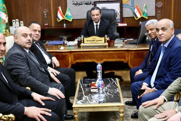 محافظ المنوفية يلتقي نقيب المحامين والوفد المرافق له للتهنئة بالمنصب الجديد وبحث سبل تعزيز التعاون المشترك 