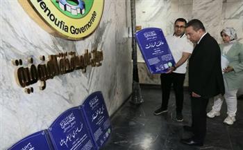محافظ المنوفية يتفقد عددا من لوحات مشروع "حكاية شارع" لتعزيز الهوية الحضارية بالشوارع المصرية 