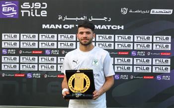 الدوري الممتاز.. منذر طمين رجل مباراة المصري البورسعيدي وسموحة