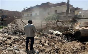 رصد وإزالة 3 حالات تعدٍ على الأراضي الزراعية بمركز جهينة في سوهاج 