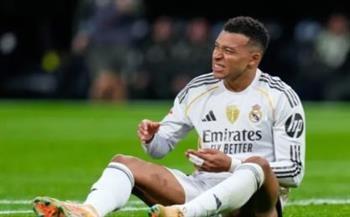 ريال مدريد يعلن تفاصيل إصابة كيليان مبابي  