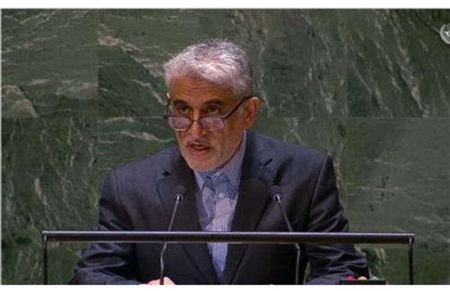مندوب إيران بالأمم المتحدة: أمريكا مسؤولة عن تعطيل حركة الملاحة في مضيق هرمز