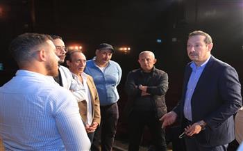 رئيس قطاع المسرح يتفقد أعمال تطوير مسرح بيرم التونسي بالإسكندرية