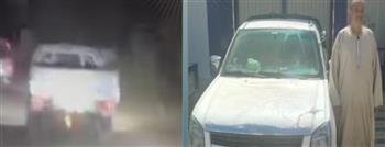 ضبط سيارة ربع نقل بسبب إضاءة خلفية مخالفة تعيق الرؤية بالبحيرة