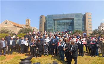 وقفة وفاء لشهداء الصحافة أمام الإسكوا في بيروت مطالبة بمحاسبة إسرائيل