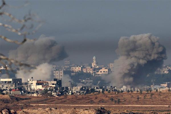 استشهاد 4 فلسطينيين في قصف إسرائيلي على مدينة غزة 