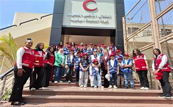 «القومي للطفولة والأمومة» ينظم زيارة للهلال الأحمر المصري لتعريف الأطفال بدوره في العمل الإنساني 