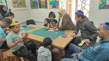 ورش فنية وأنشطة تفاعلية لذوي الهمم بقصر ثقافة الطفل بجاردن سيتي