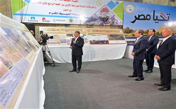 الرئيس السيسي يتفقد أعمال محطة "الأهرامات" بالخط الرابع لمترو الأنفاق ويشغِّل ماكينة حفر النفق