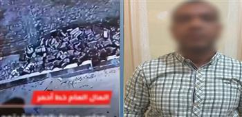 القبض على شخص لقيامه بخلع بلاط إنترلوك من شارع بالمنوفية