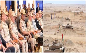 بالفيديو.. وزير الدفاع يشهد تنفيذ المرحلة الرئيسية للمشروع التكتيكى بجنود "بدر 2026" بالذخيرة الحية