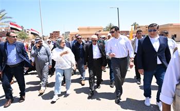 وزير الرياضة ومحافظ شمال سيناء يتابعان فعاليات المدينة الشبابية بالعريش