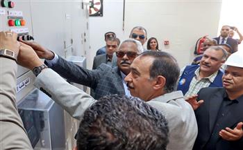 محافظ سوهاج يفتتح مشروعي مياه الشرب والصرف الصحي في جرجا 