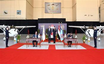القوات الجوية تسلم طائرتين للأكاديمية المصرية لعلوم الطيران بعد رفع كفائتهما