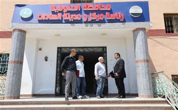 جولة ميدانية لمتابعة ملفات التصالح والخطة الاستثمارية وانتظام العمل بمركز السادات