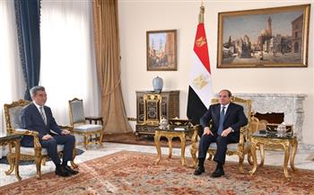  الرئيس السيسي يستقبل رئيس جامعة هيروشيما اليابانية