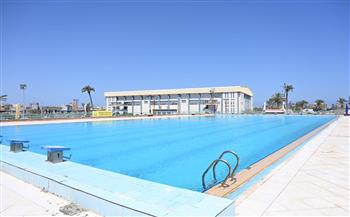 وزير الشباب والرياضة ومحافظ شمال سيناء يتفقدان حمام السباحة الأولمبي باستاد العريش