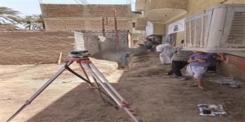 استكمال أعمال البنية التحتية للصرف الصحي بقرية القبلى قمولا وتكثيف لمنظومة خدمات النظافة والتجميل