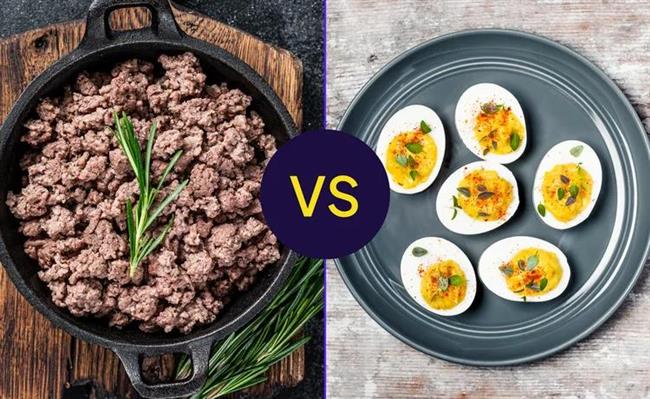 اللحم المفروم أم البيض.. أيهما البروتين الصحي الأفضل لك؟