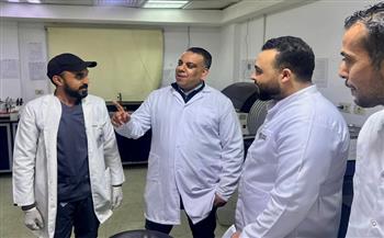 في أول يوم عمل.. مدير مستشفى العريش الجديد يتفقد أقسام المستشفى فجرا