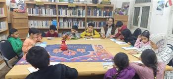 ورشة حكي بمكتبة الصف الثقافية احتفالًا باليوم العالمي لكتاب الطفل
