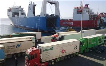 جنوب سيناء: ميناء نويبع البحري يشهد تداول 4100 طن بضائع و226 شاحنة 