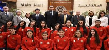 وزير الشباب والرياضة يلتقي لاعبي المنتخب القومي للجمباز قبل بطولة أفريقيا