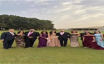 بعد الطلاق.. أول ظهور لـ عمرو أديب ولميس الحديدي في خطبة نجلهما