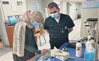 جولة ميدانية لتعزيز إجراءات مكافحة العدوى بمستشفى شرم الشيخ الدولي 