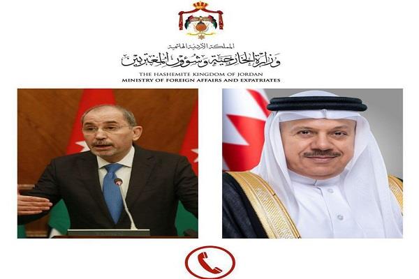 وزير الخارجية الأردني ونظيره البحريني يبحثان تعزيز العلاقات وتطورات التصعيد الإقليمي
