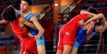 المصارع عبدالله حسونة يكشف سر اللقطة العالمية أمام لاعب تونس