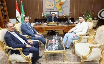 محافظ المنوفية يلتقي رئيس جهاز مدينة السادات لتعزيز التعاون والتنمية المستدامة 