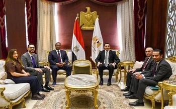 وزير الرياضة يلتقي رئيس الاتحاد الإفريقي للجودو لبحث التعاون المشترك