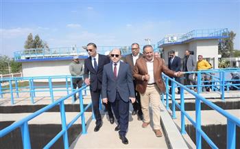 محافظ الغربية ورئيس "مياه الغربية" يتفقدان مشروعات المياه والصرف بمركز زفتى