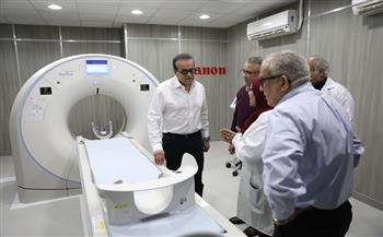 وزير الصحة يتفقد مستشفى مدينة نصر للتأمين الصحي لمتابعة معدلات تنفيذ أعمال التطوير