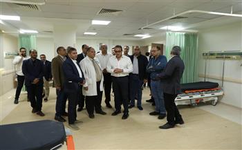 وزير الصحة يتفقد المبنى الجديد بمستشفى صدر العباسية ويوجه بسرعة تجهيزه تمهيداً لافتتاحه