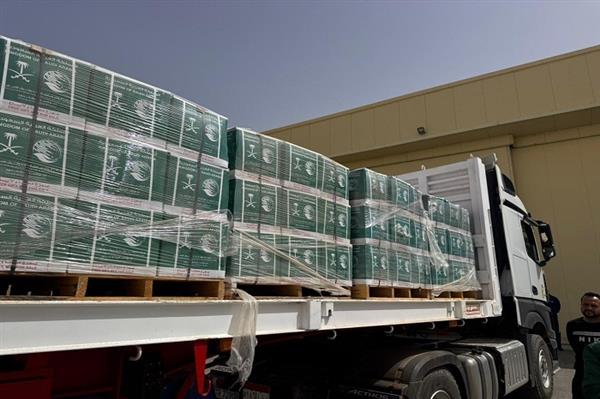 مطار العريش الدولي يستقبل طائرة سعودية لصالح غزة 