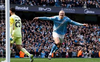 ديربي الفراعنة.. هالاند يسجل الهدف الأول في شباك ليفربول