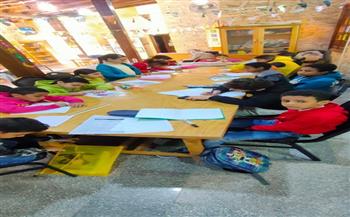 ورشة لتعليم وتحسين الخط العربي بمكتبة الحديقة الخضراء الثقافية