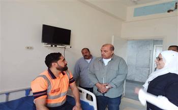 رئيس مدينة مرسى علم يجري جولة مفاجئة على مستشفى جراحات اليوم الواحد بالمدينة 