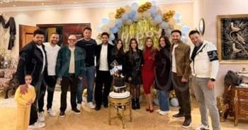 فرح الموجي تفاجئ أحمد جمال بالاحتفال بعيد ميلاده الأول بعد الزواج