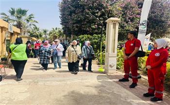 الهلال الأحمر المصري يؤمن طبيًا رالي «الحركة بركة» في نسخته الثالثة بمشاركة 3 آلاف متسابق من المُسنين 